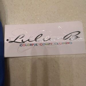 Lulu-B Vibrant Clothing Tag with Multicolor Text